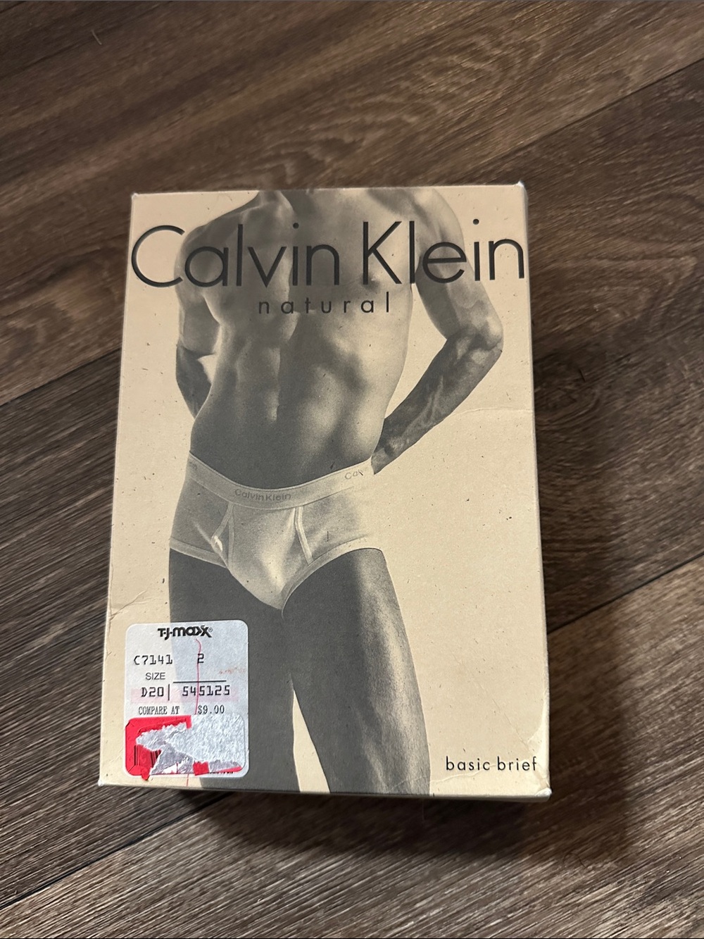 Calvin Klein Natural 1994 vintage New Men's Basic Briefs White